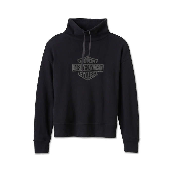 Women's Bar & Shield Funnel Neck Pullover - XL