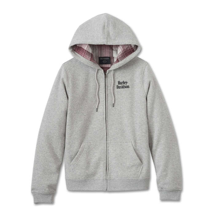 Women's Forever Flannel Lined Full Zip Hoodie - S