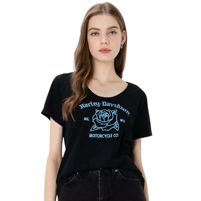 Women's United V-Neck Rosebud Tee - 2XL