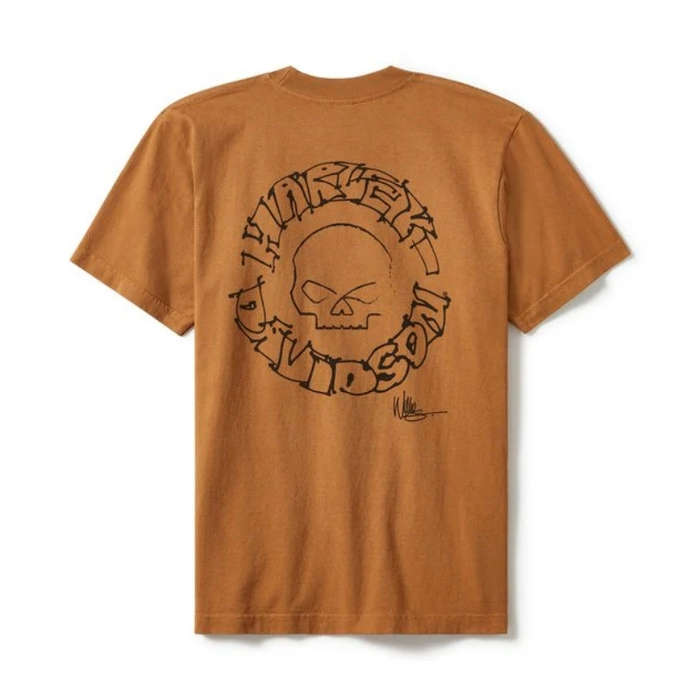 Willie G Circle Skull Sketch Art Short Sleeve - 2XL