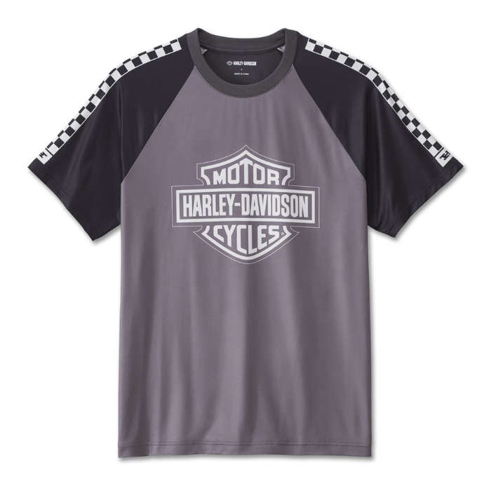 Men's Bar & Shield Raglan Short Sleeve Tee - XL