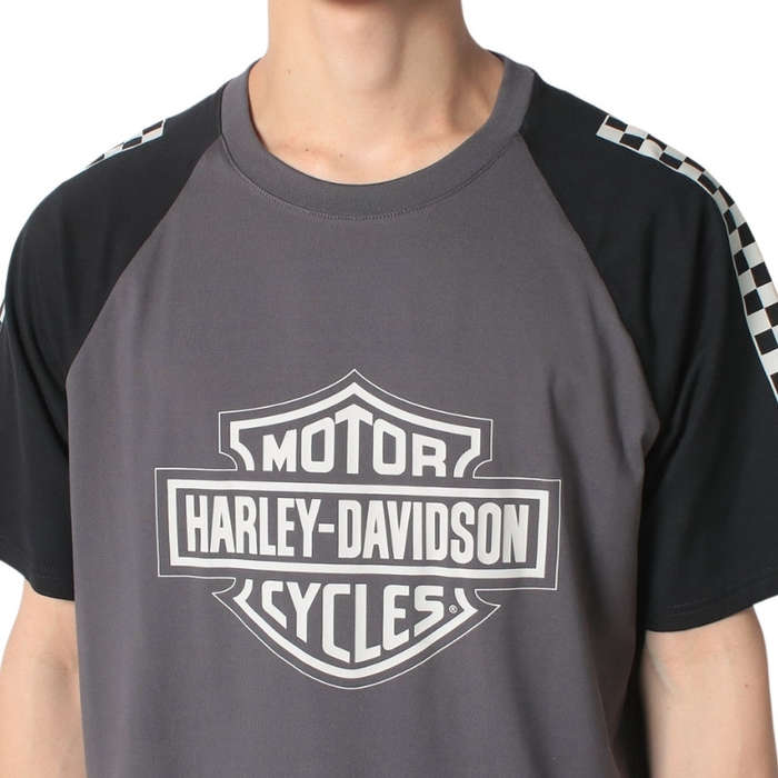 Men's Bar & Shield Raglan Short Sleeve Tee - XL