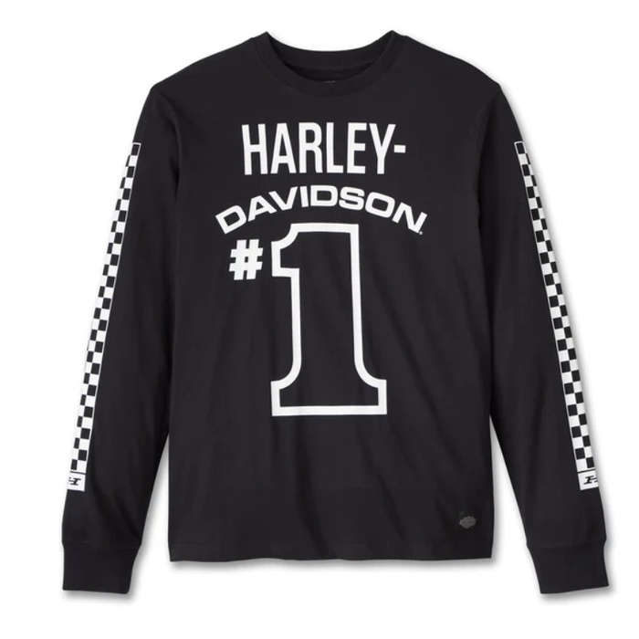 Men's #1 Racing Long Sleeve Tee - M