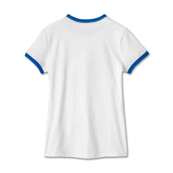 Women's Lowside Ringer Tee - L