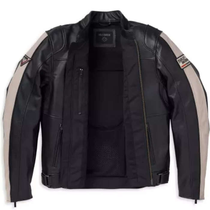Men's Enduro Leather Riding Jacket - 4XL