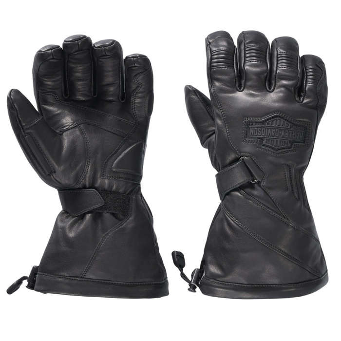 Men's Circuit II Waterproof Leather Gauntlet Gloves - S