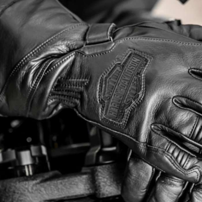 Men's Circuit II Waterproof Leather Gauntlet Gloves - S