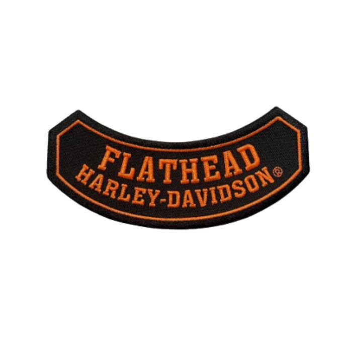 Flathead Rocker Emblem Sew-On Patch