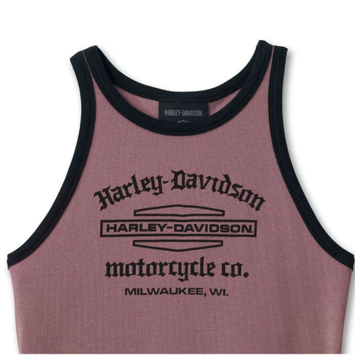 Women's Stacked Bar & Shield Racerback Tank - XL