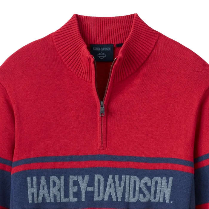 Men's 1/4 Zip Sweater - 2XL