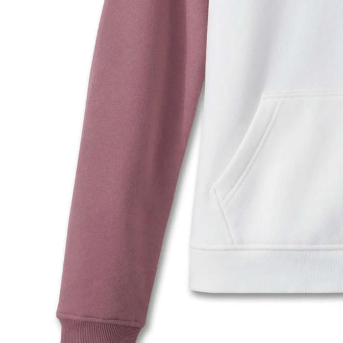 Women's Raglan Hoodie - Colourblock - 2XL