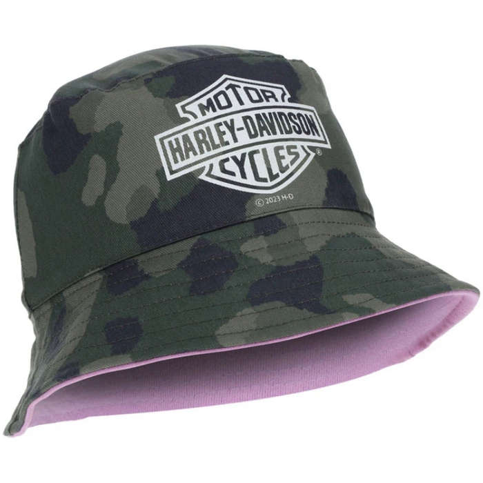 H-D Logo Reversible Bucket Hat - 4-14 Years