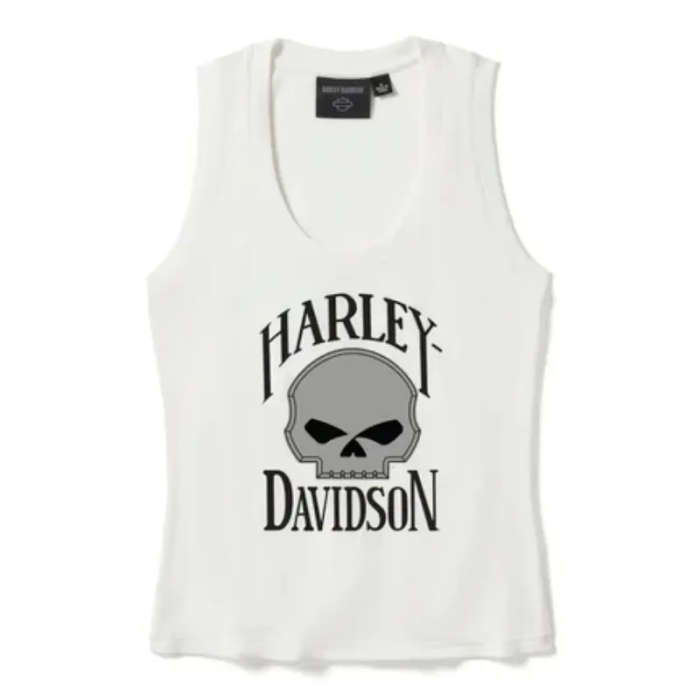 Willie G Skull Ribbed Tank - L