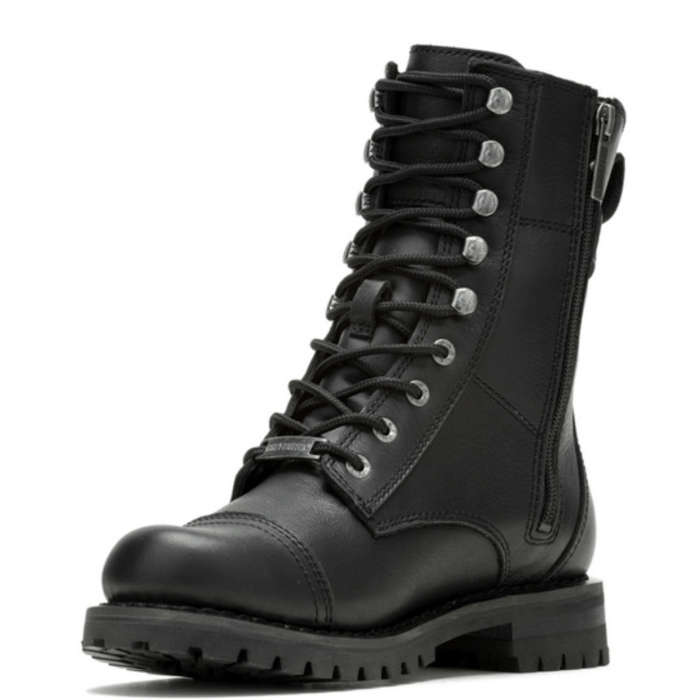 Women's Balsa Skull Waterproof Motorcycle Boots - UK 6