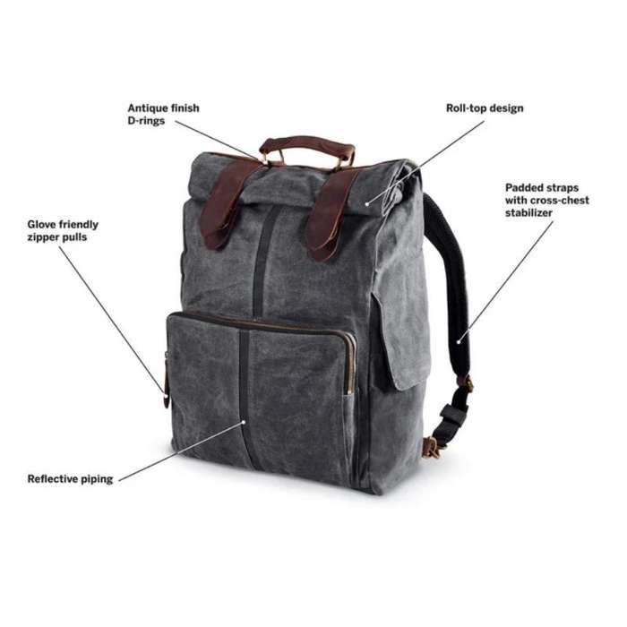 Waxed Canvas Backpack