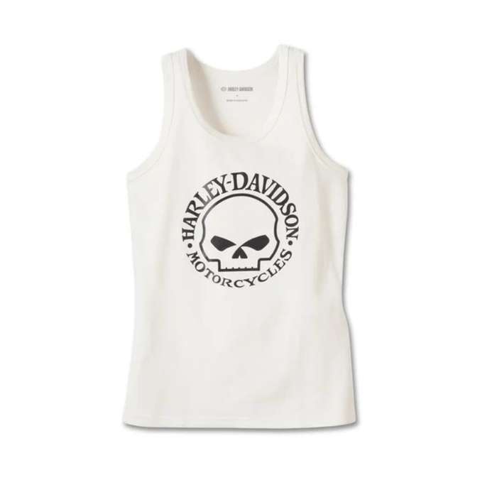 Womens Ultra Classic Skull Tank - M