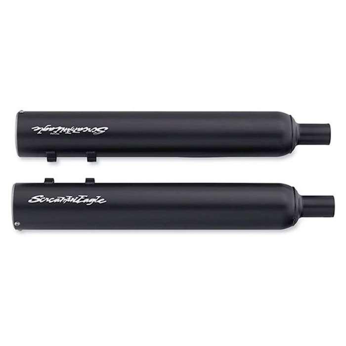 Muffler Kit, 4 inch Cannons Jet Black