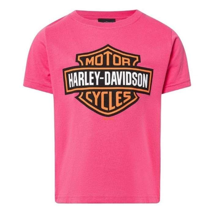 Bar & Shield Pink Youth - L