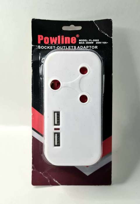 Socket Outlet Adapter 2 USB