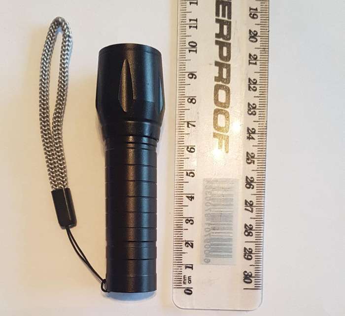 LED USB Rechargeable Flashlight with Cob light 3 Mode