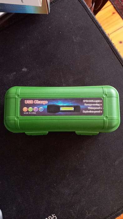 LED USB Rechargeable Flashlight with Cob light 3 Mode