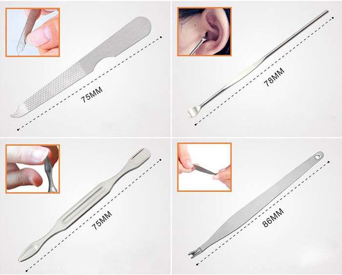 Manicure Pedicure Nail Clipper Kit - 12 Piece Set