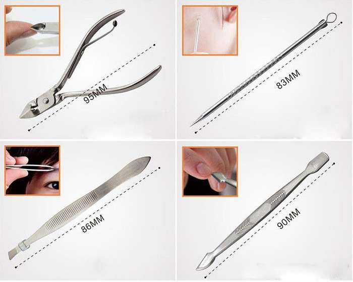 Manicure Pedicure Nail Clipper Kit - 12 Piece Set
