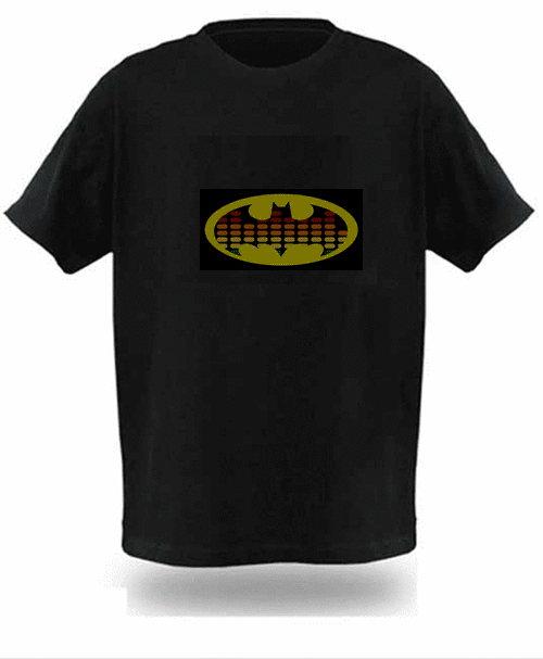 EL Panel Tshirts: Sound activated Light up Tshirt | Dancing Boy