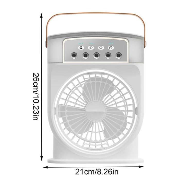 Portable Fan Air Cooler 4-in-1 device | Humidifier | Nightlight