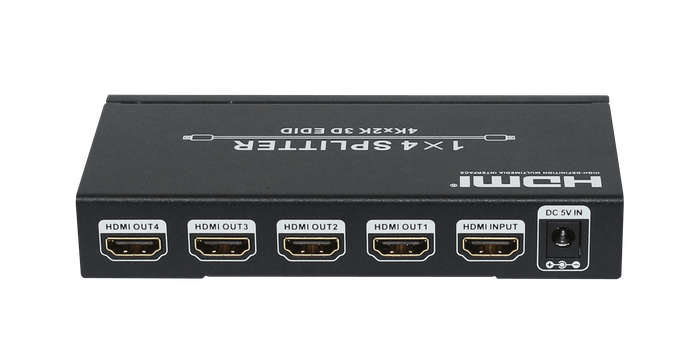 HDCVT 1x4 HDMI 1.4 Splitter supports HDCP1.4 and EDID