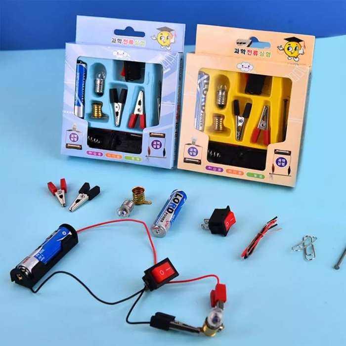 Kids DIY Electric Circuit Kit | With bulbs | Handy 2 pack
