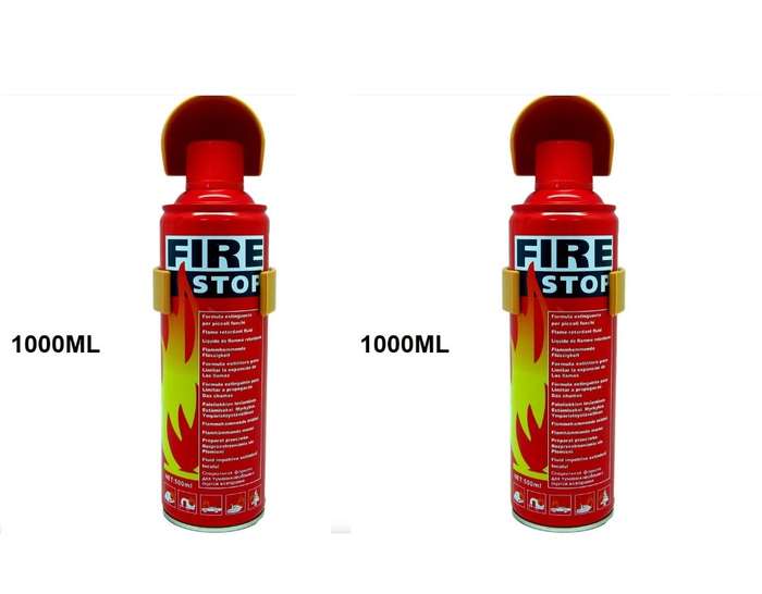 Mini Fire Extinguisher Fire Stop ISO 9001 For car kitchen home bedroom Pack of 2
