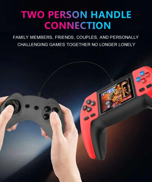 P5 Game Box Retro Handheld Game Console Built in 520 Games - White