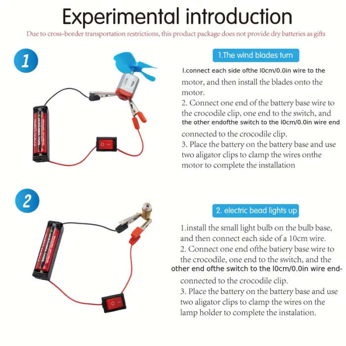 Kids Science Bulb Electric Circuit kit Science Project Kit  (Multicolour)