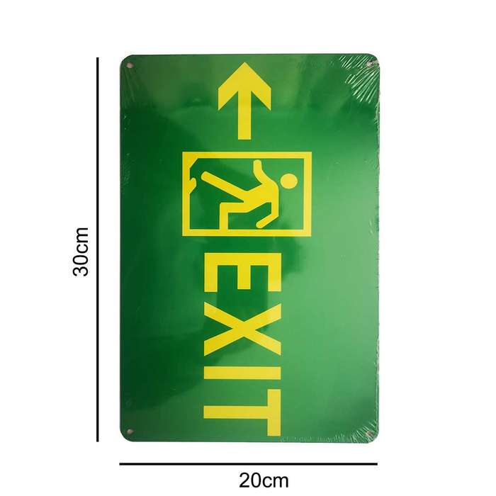 Metal Exit Wall Sign