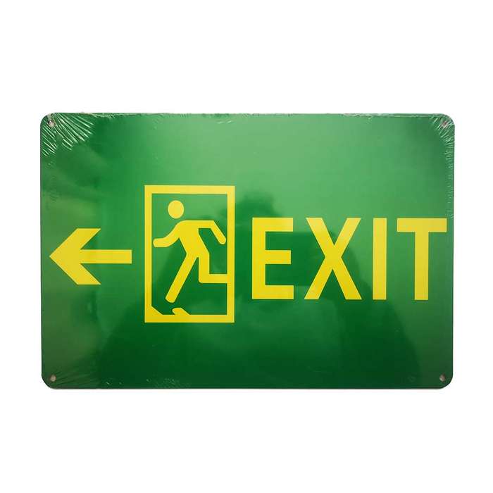 Metal Exit Wall Sign