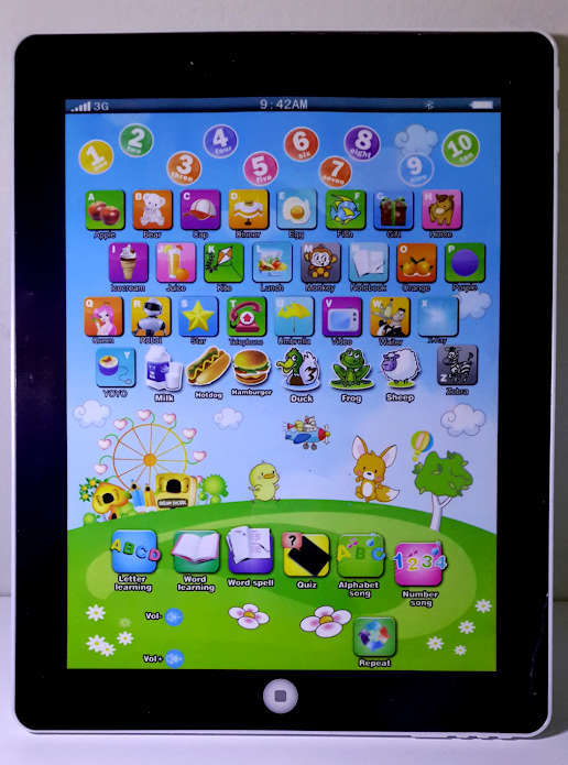20 HOT PRICE  ON AUCTION!!! Learning Computer/PadBeautiful kids gift
