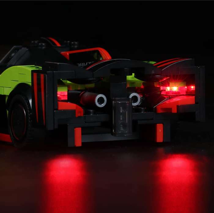 LEGO Vackyrie Amr pro and Aston Martin Vantage GT3 Advance lighting kit #76910