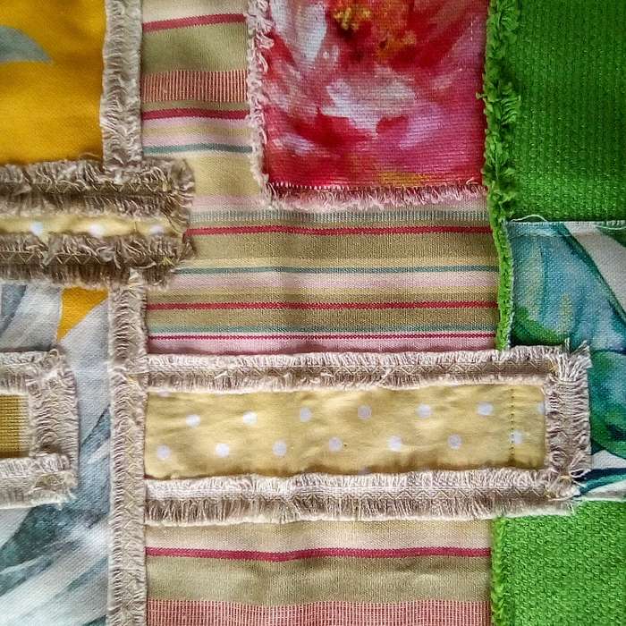 Green and Yellow Yellow Table Runner