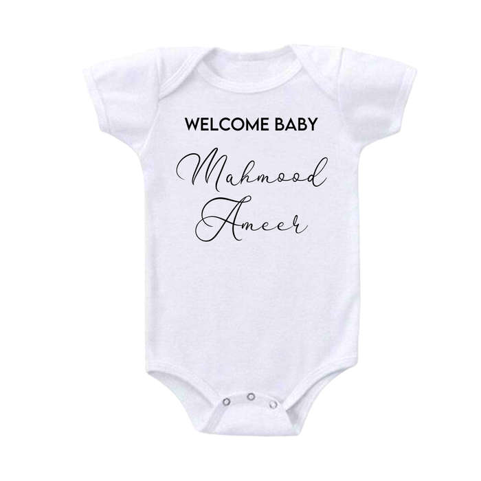 Personalized Baby Name Vest