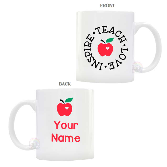 Personalized Inspire Teach Love Mug