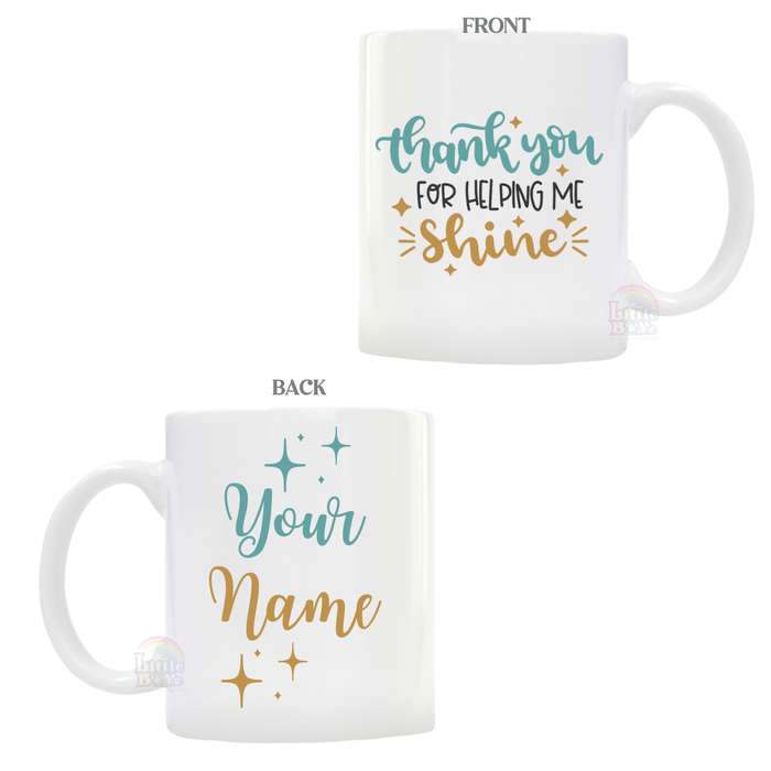 Personalized Thank You Shine Mug