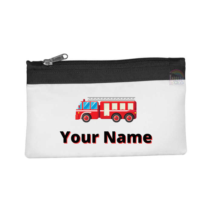 Personalized Pencil Case - Fire Truck