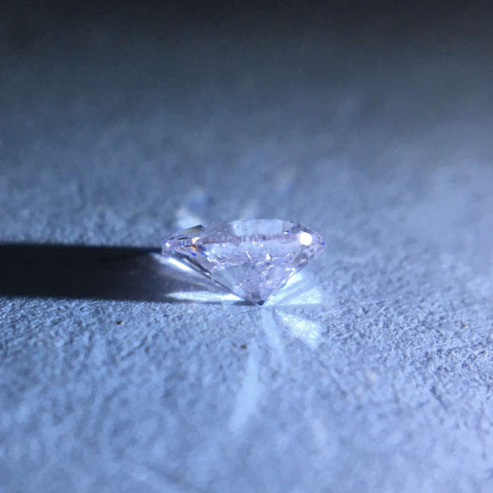 0.18 Light Pink Pear GIA Certified Natural Loose Diamond