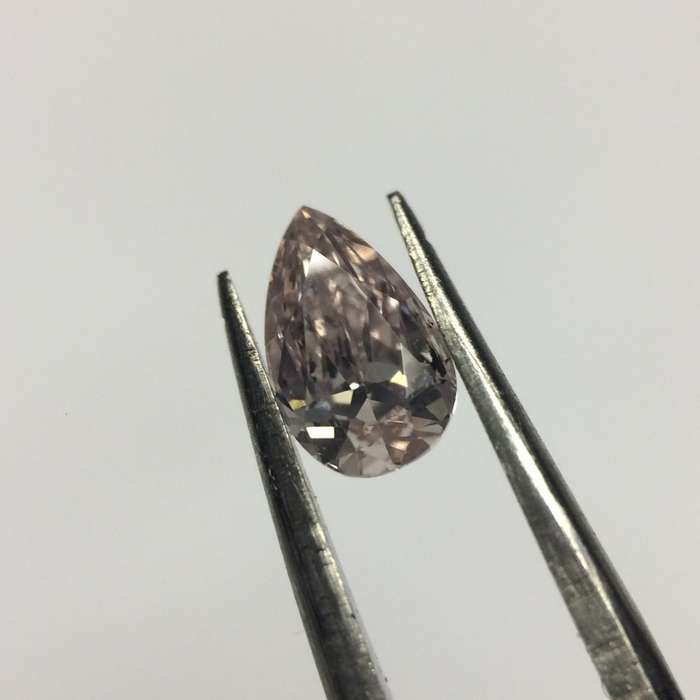 0.28 Fancy Light Pink GIA Pear Certified Natural Loose Diamond