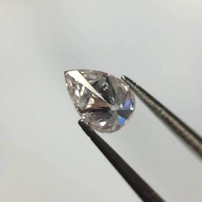 0.18 Light Pink Pear GIA Certified Natural Loose Diamond
