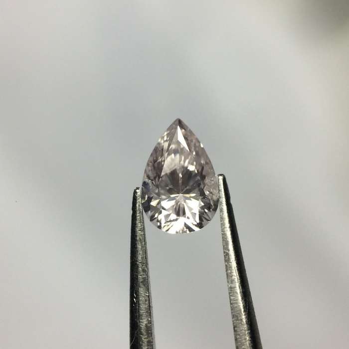 0.18 Light Pink Pear GIA Certified Natural Loose Diamond
