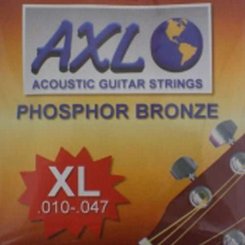 AXL Acoustic Guitar Strings - Phosphor Bronze - Custom Light [Gauges 11-52]