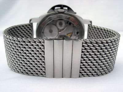 24mm Stainless Steel Shark Mesh Bracelet