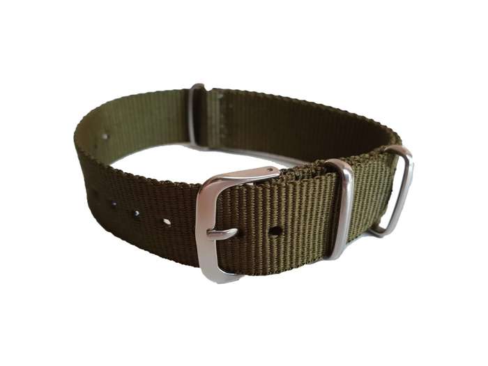 22mm Nato Watch Strap Khaki Green